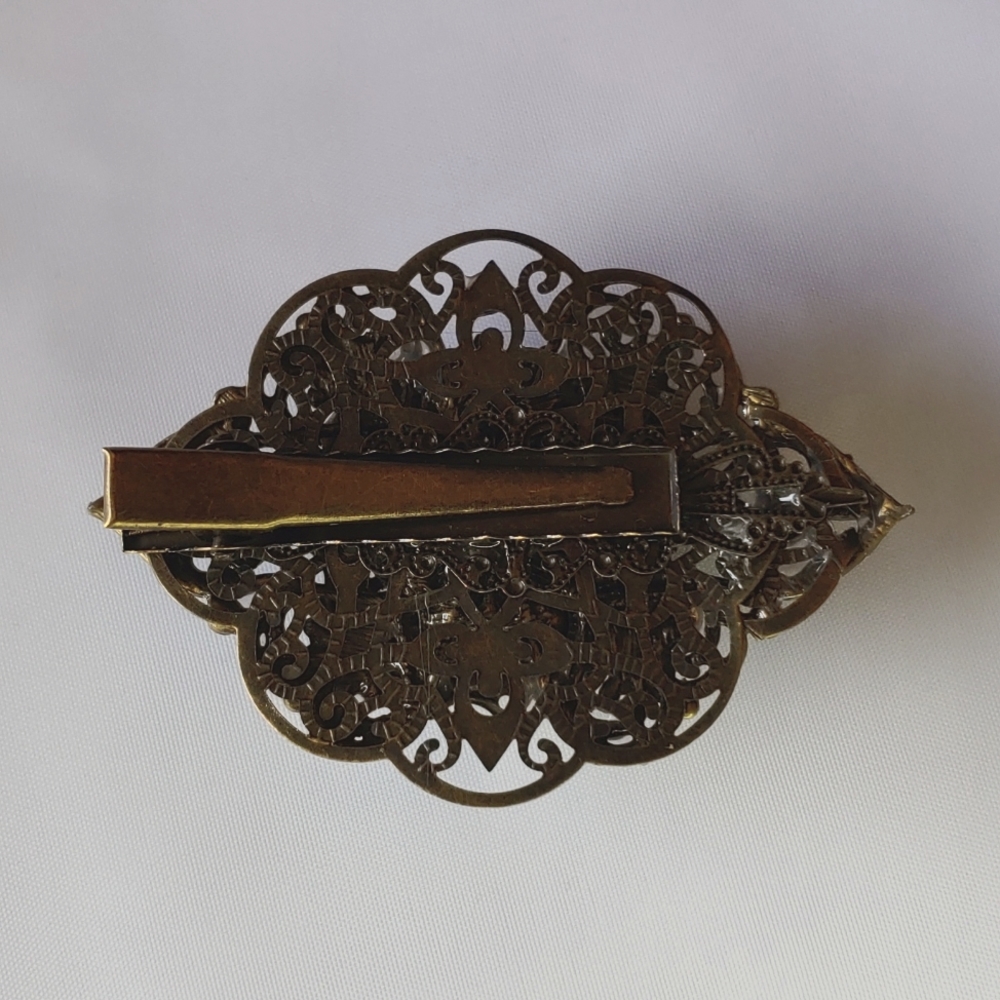 Jeweled Skull & Crossbones Clip - Picture 3 of 3